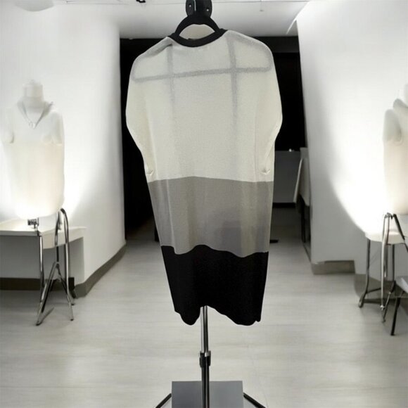 New York & Company Color Block Knit Cardigan - Size M - Picture 2 of 4